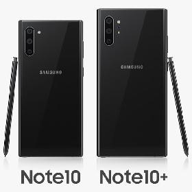 Samsung Galaxy Note 10 Set 3D model